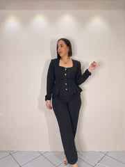 LEILANY " BLACK SET DOS PIEZA