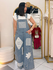 TIAGO" DENIM JUMPSUIT