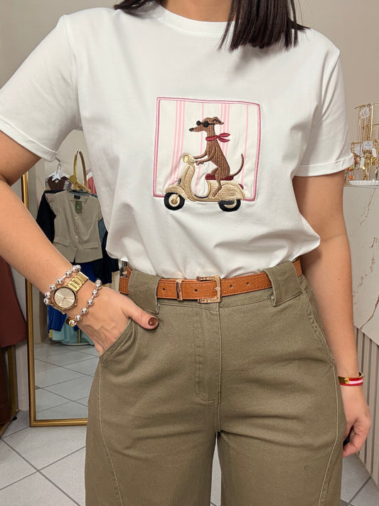 DOG  " TSHIRT WHITE