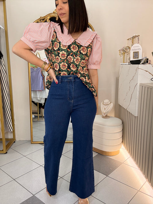 CLAUDIA “ DARK DENIM JEAN