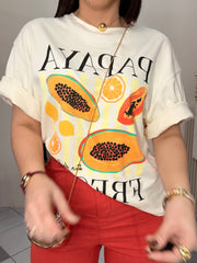 YELLOW PAPAYA TSHIRT