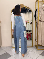 JULIANA”  DENIM JUMPSUIT