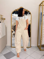 IVE” CAMEL JUMPSUIT