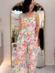 FASHION FLORAL  JUMPSUIT