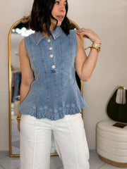 CATALINA DENIM TOP