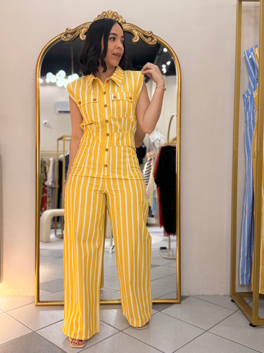 KASANDRA YELLOW JUMPSUIT