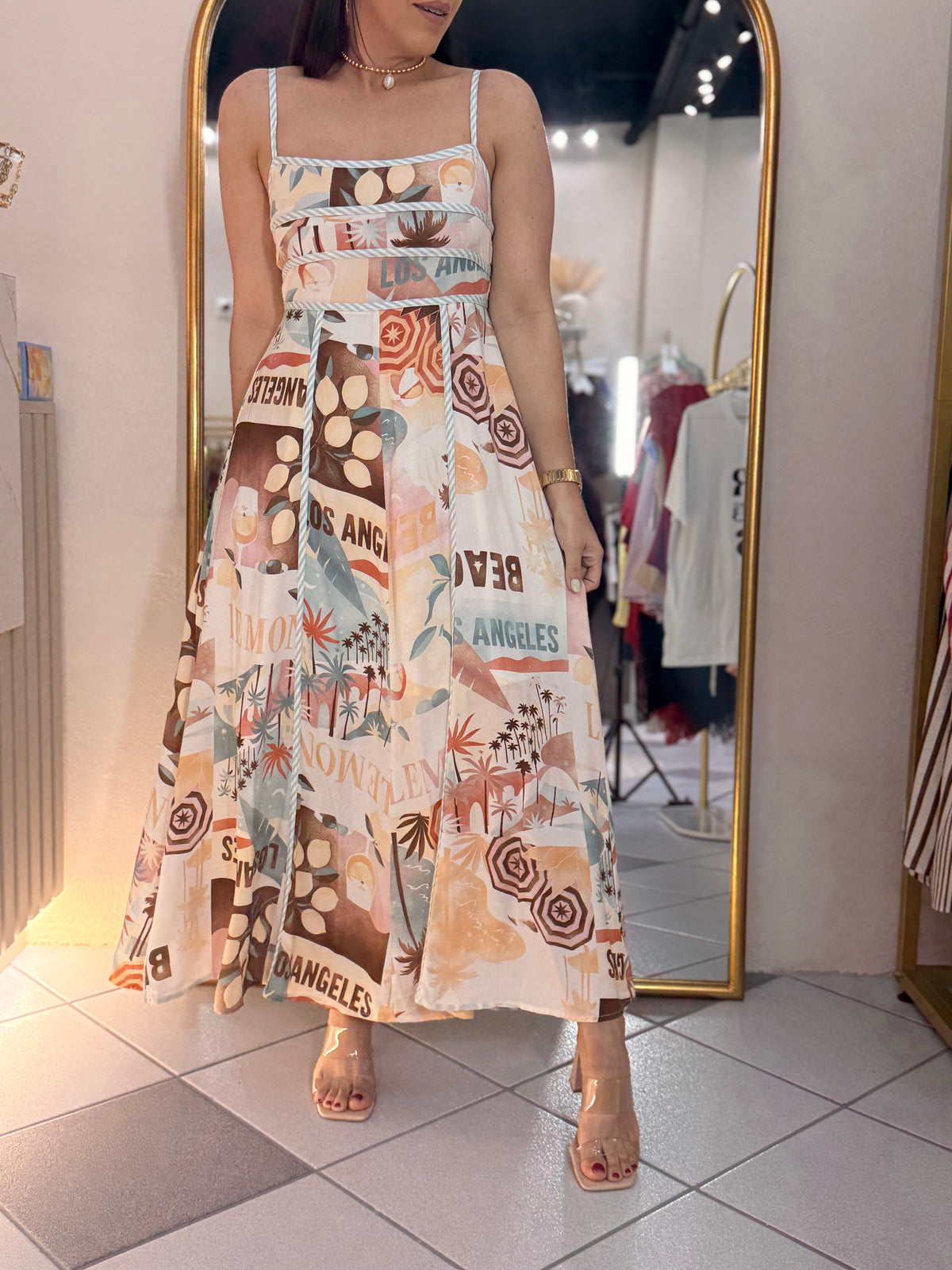 BEACH ”  MIDI DRESS