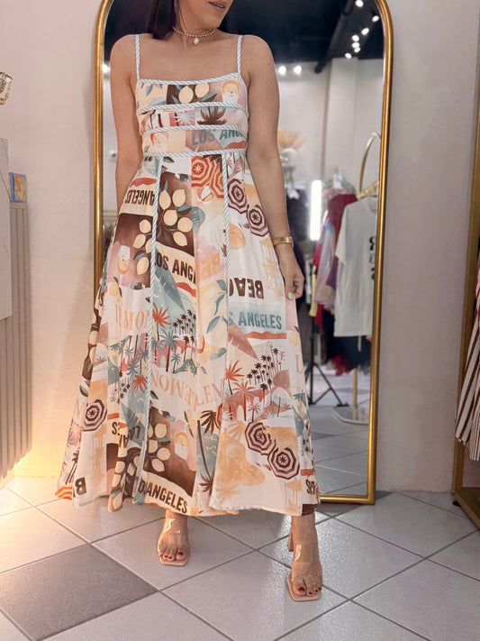 BEACH ”  MIDI DRESS