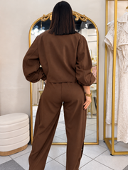 REBECA" BROWN SET DOS PIEZAS