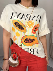YELLOW PAPAYA TSHIRT