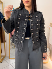 NAPOLEÓN BLACK DENIM JACKET