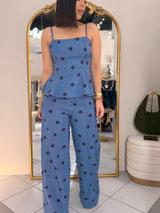 THAIRY SET AZUL POLKA DOT