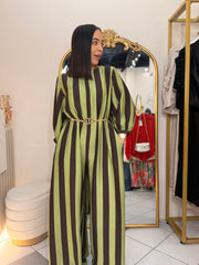 OLIVE/BROWN JUMPSUIT
