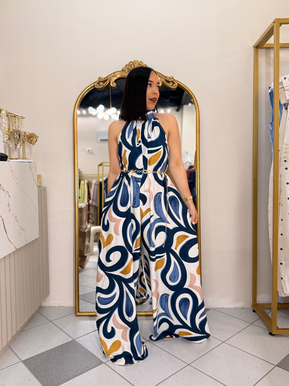 LIANA JUMPSUIT BLUE / MOST
