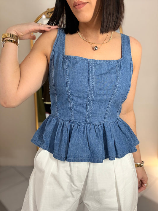 GABI DENIM TOP