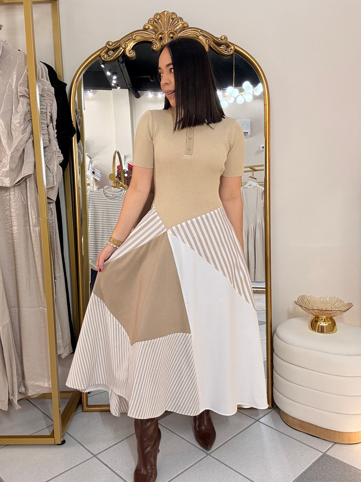 KAMELIA¨ BEIGE DRESS