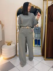 THAINARA" SET GRIS ELEGANTE