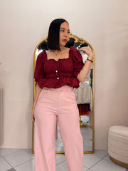 BURGUNDY TOP