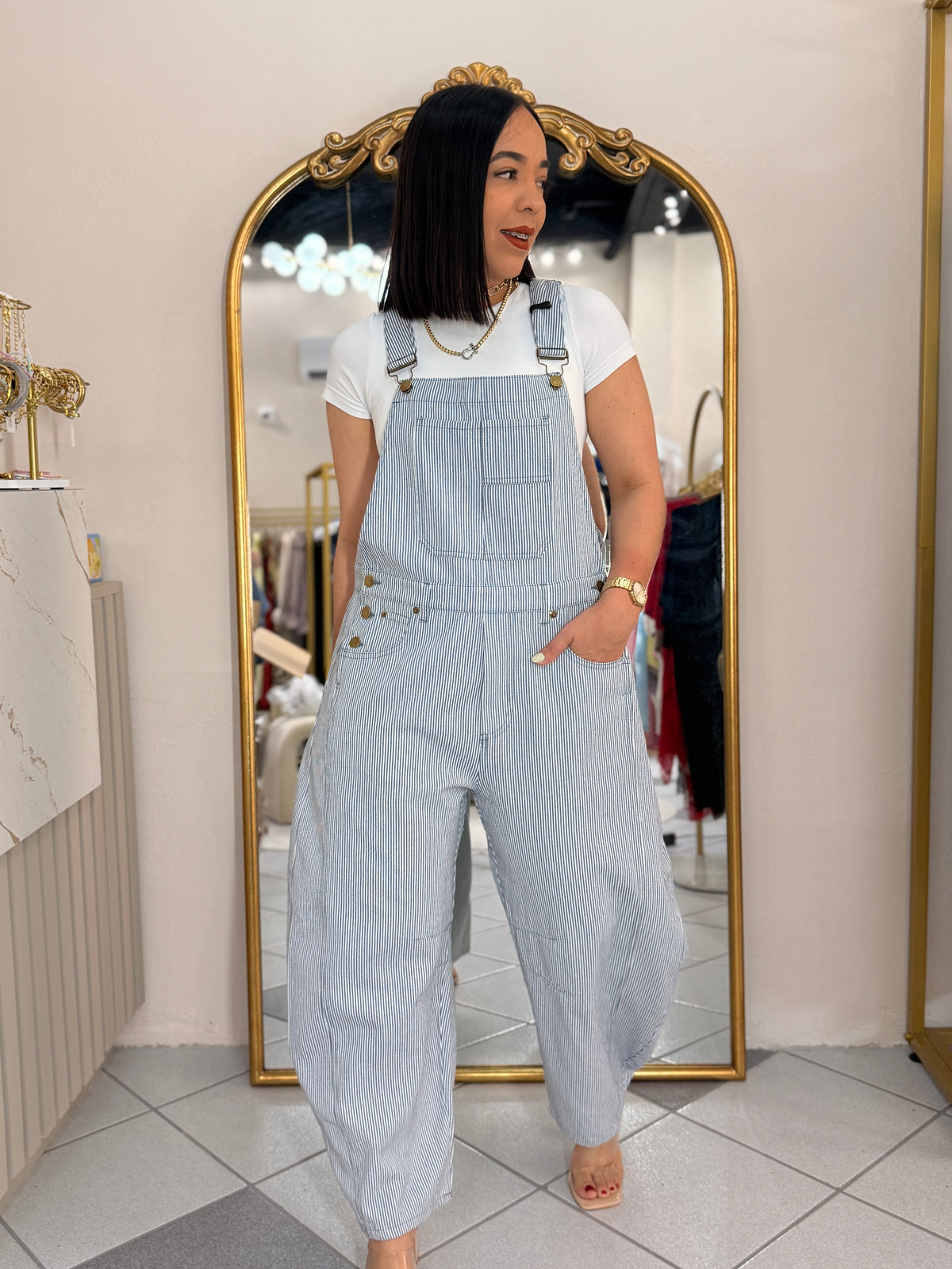IVE” BLUE JUMPSUIT