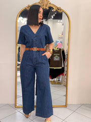 MICHELLE DENIM JUMPSUIT