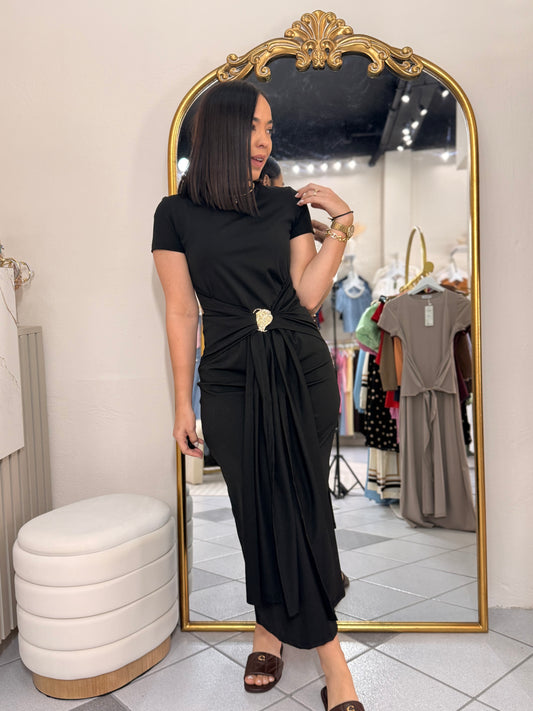 ERIKA BLACK DRESS