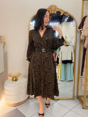 NAISA" LEOPARDO DRESS