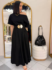 CELINE" BLACK DRESS KL