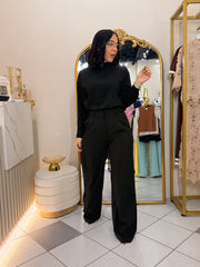 THAINARA" SET NEGRO ELEGANTE