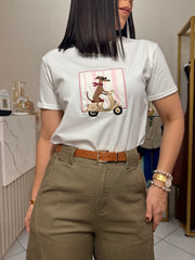 DOG  " TSHIRT WHITE