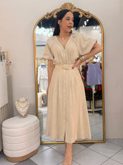 PAMELA BEIGE DRESS