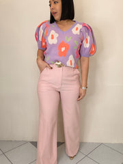 FLORY SWEATER  LAVANDA