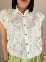 PRE ORDEN  ELEGANT IVORY TOP Llegan para 20 marzo aprox