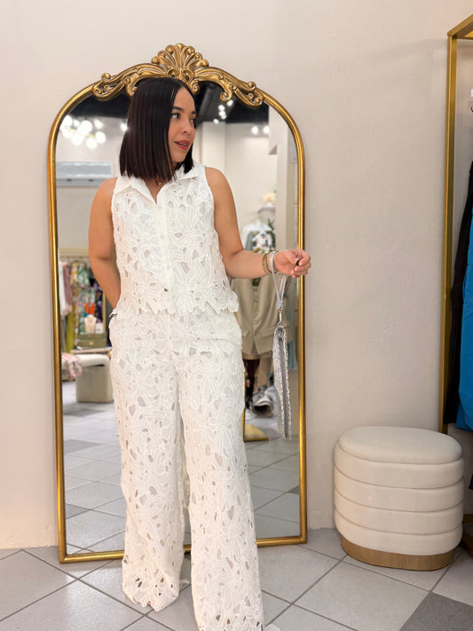 BLANCO SET DOS PIEZAS