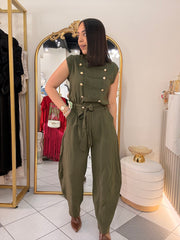 OLIVE NAPOLEON JUMPSUIT