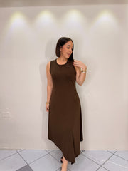 NAILA BROWN DRESS