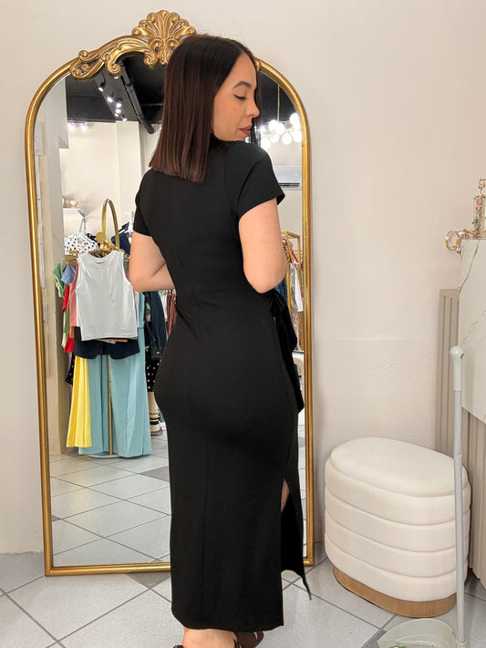 TIFANY” BLACK DRESS