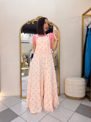 POLKA DOT PINK  JUMPSUIT