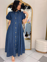 DARK DENIM DRESS