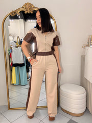 ANELIS” BEIGE SET DOS PIEZAS