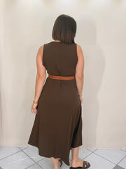 NAILA BROWN DRESS