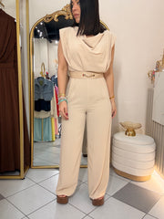 TAIS " BEIGE JUMPSUIT