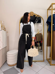 NELITZA JUMPSUIT DENIM BLACK