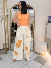 TRIANI”  BEIGE/ MOSTAZA PANTALÓN