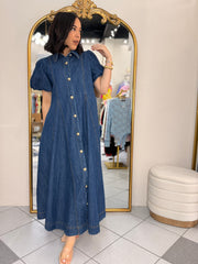 DARK DENIM DRESS