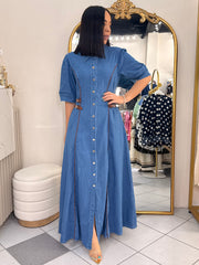 LISANDRA" DENIM DRESS