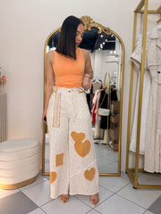 TRIANI”  BEIGE/ MOSTAZA PANTALÓN