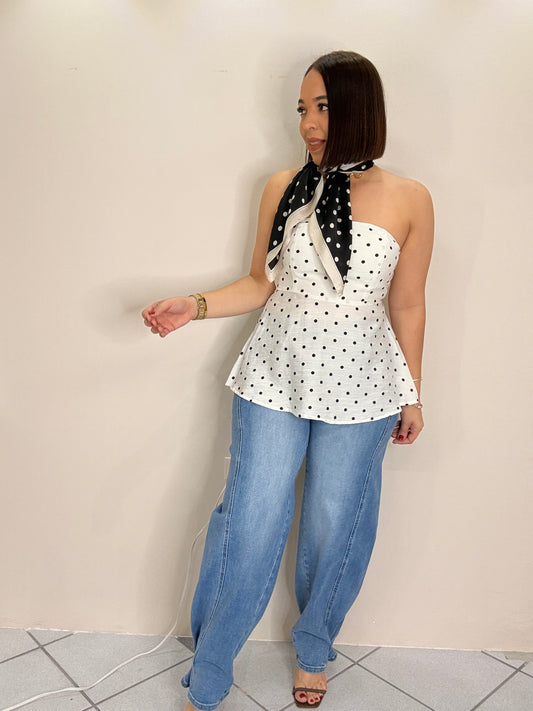 POLKA DOT TOP