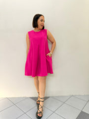 TANAIRI MAGENTA DRESS