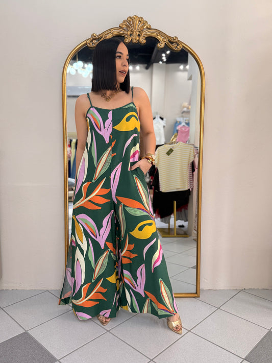 TROPICAL JUMPSUIT VERDE