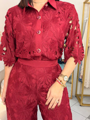 BURGUNDY  ELEGANTE SET